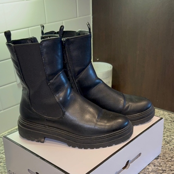 Black Combat Boots - Picture 2 of 9